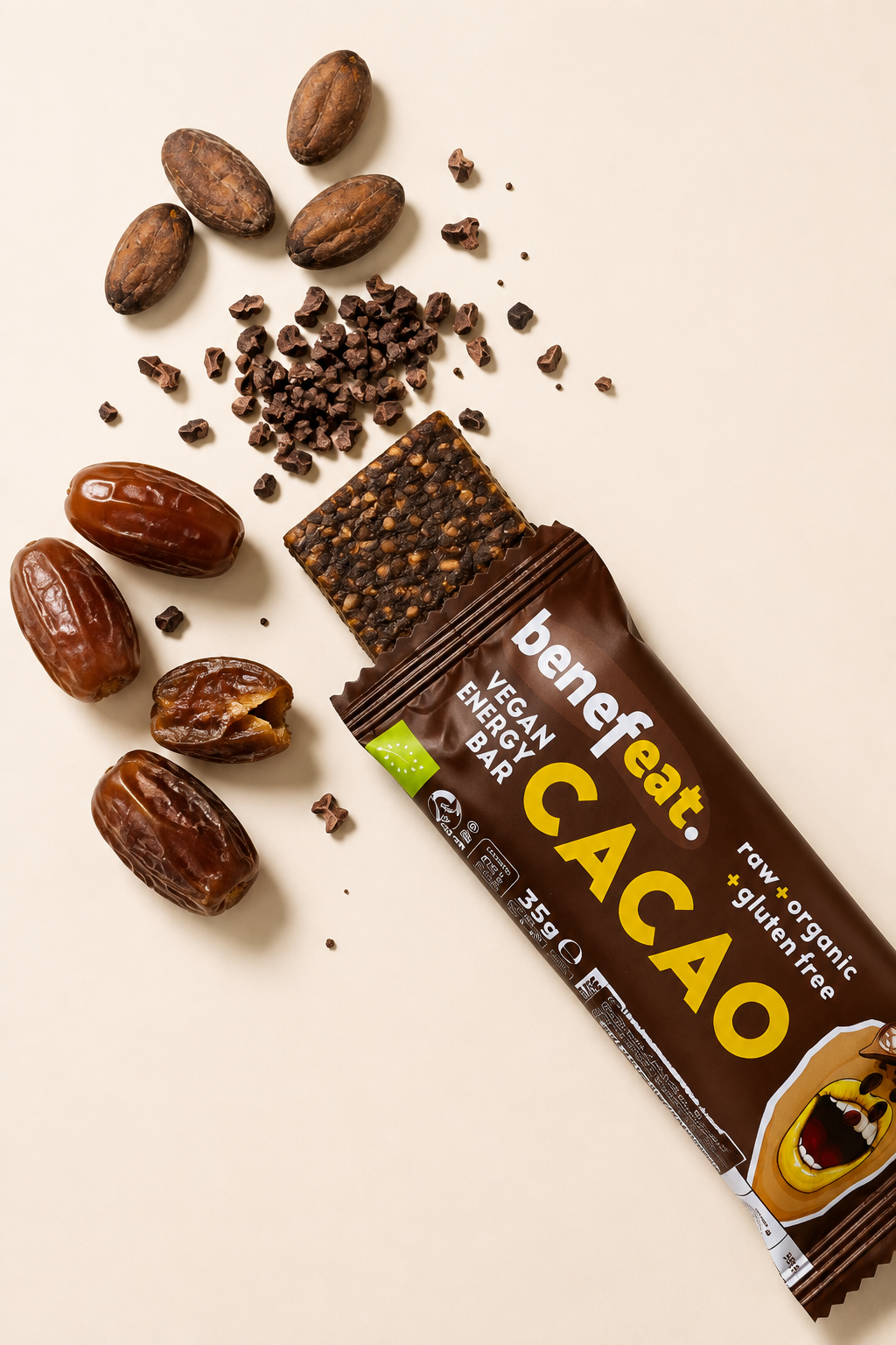 Vegan Energy Bar - Cacao Main image